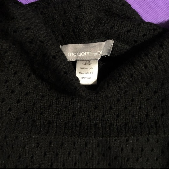 Modern Soul SOFT Poncho/Sweater BNWOT ONE SIZE - Picture 5 of 11